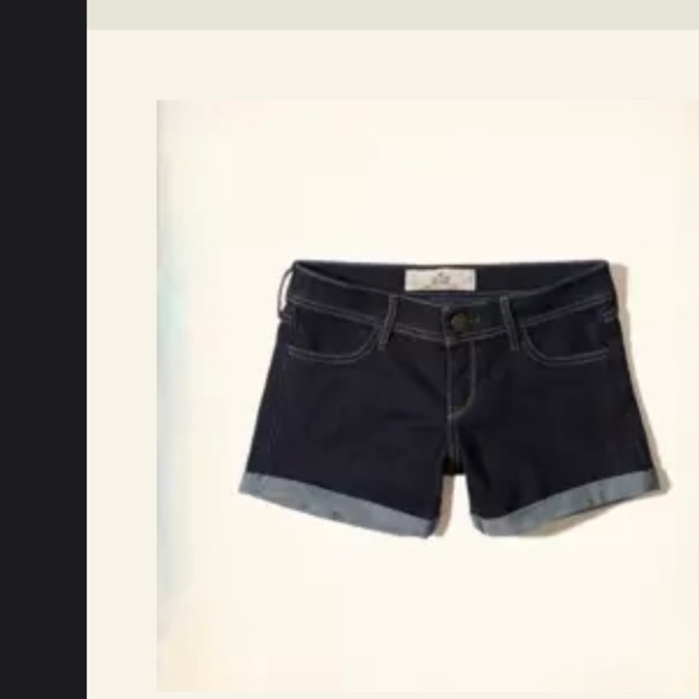Low rise Jean shorts
